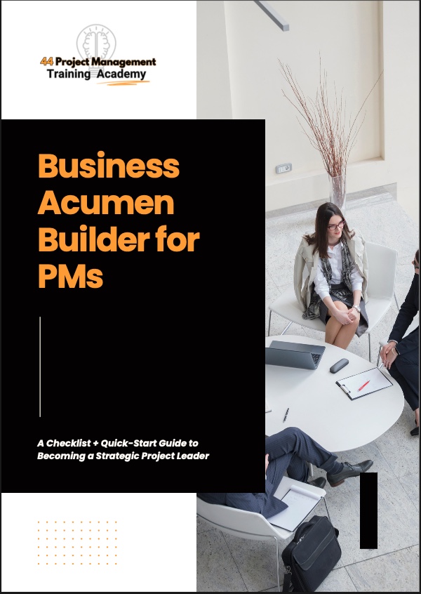 Business Acumen for PM's Checklist and Guide